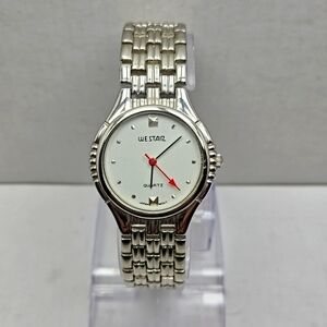 Womens Charles Delon Westair Silver Tone Watch Stainless Steel New Battery